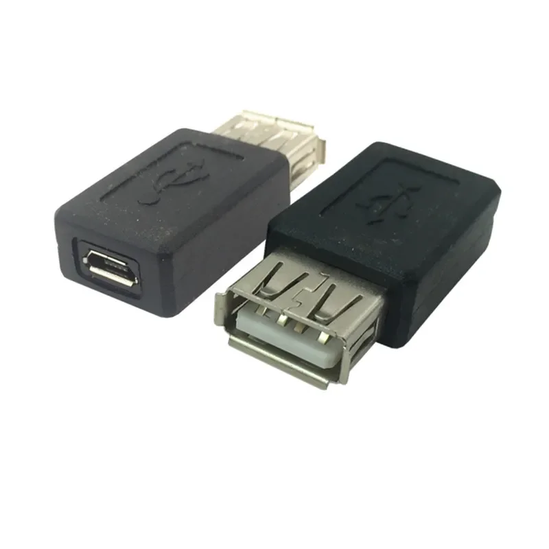 USB 2.0ปรับประเภทอะแดปเตอร์ตัวเมียตัวเมียเป็น Micro USB