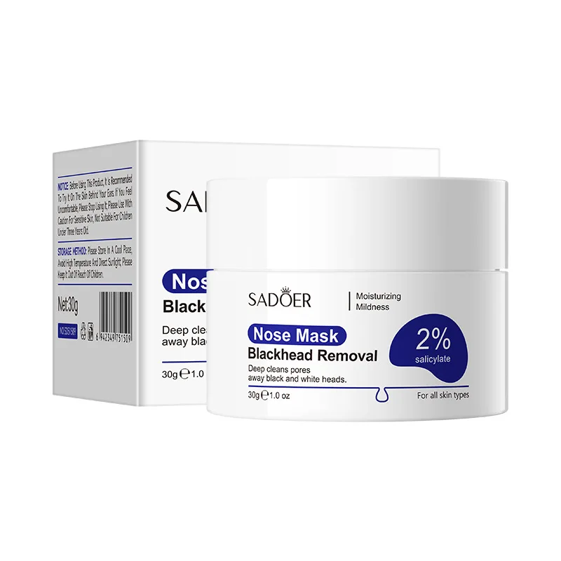 2% Salicylic Acid Blackhead Remover Mask Gentle Hydration Deep Pore Cleansing Cream Daily Pore Oil Control Cleansing