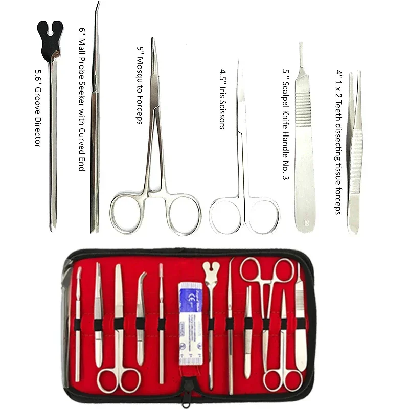 

Silicone Suture Kit Students Practice Kit Suture Practice Model Educational Teaching Equipment Kit Dentist Tools