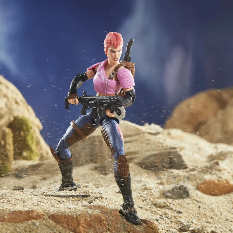 

Genuine G. I. Joe Cobra 6-Inch Mobile Doll Zarana Figure Model Garage Kit Action Figure Anime Peripheral Desktop Ornament Gift