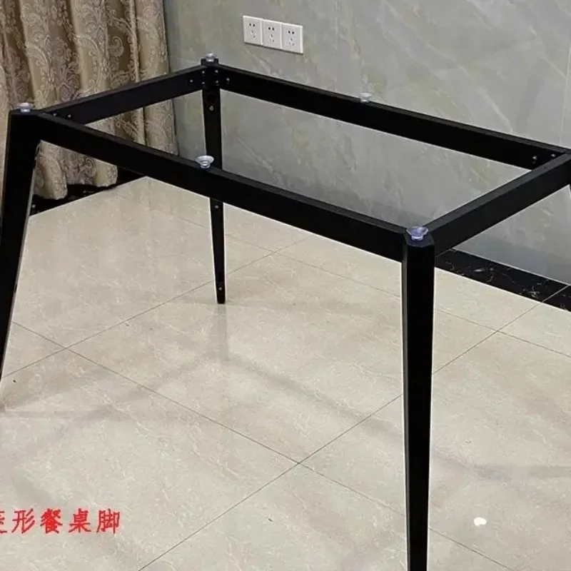 Conference table foot metal rhombus desk desk leg rock slab dining  bracket marble dining foot computer table rack
