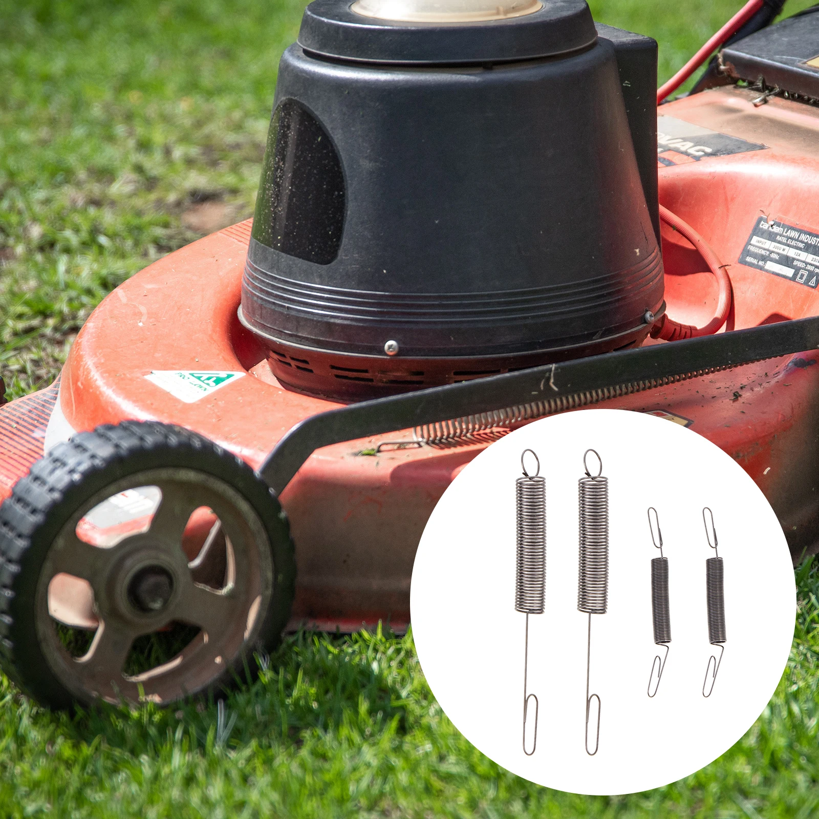 

4pcs Lawn Mower Starter Spring Replacement Durable Brush Cutter Engines Springs Garden Mower Parts Trimmer Weeder Accessories