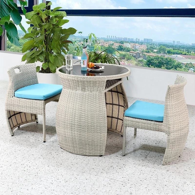 

Customizable balcony tea table and chairs