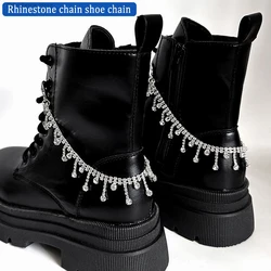 1pc Shoes Chain Decoration Luxury Rhinestone Chain Canvas Shoes Boots Shoes Accessories Diy Snap Hook Women Party Jewelry