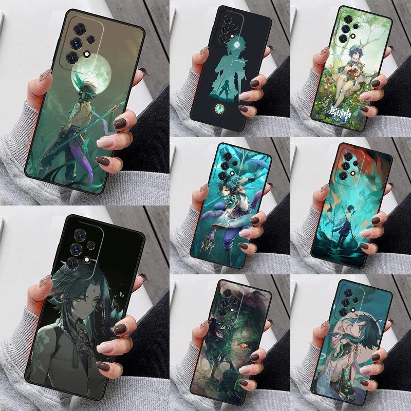 

Cool Genshin Impact Xiao Phone Case For Samsung Galaxy S23 S21 S20 FE S24 S22 Ultra Note20 S10 S9 S8 Plus A40 A52 A12 A13 A53