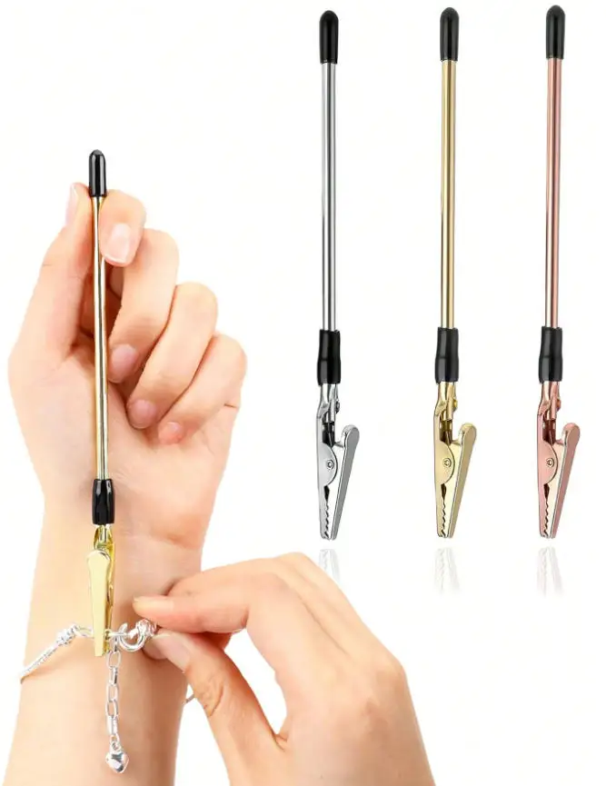 1PC Multicolor Bracelet Helper Tool Hand Bracelet Fasten Helper Wearing Auxiliary Tool Accessory for Easy Clasp Closure