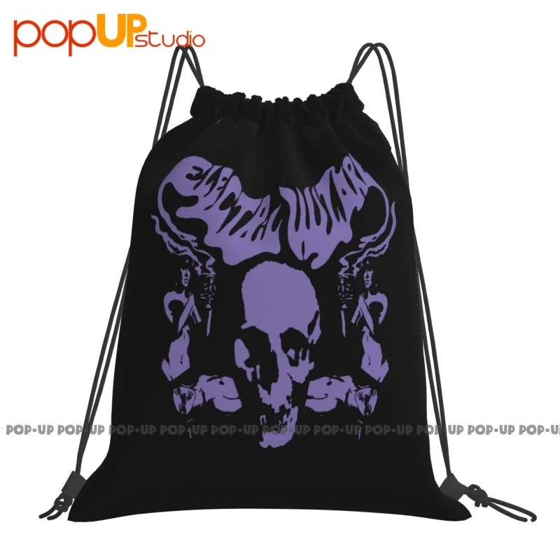 Electric Wizard Dopethrone Sludge Metal Band Stoner Rock Logo P-295 Drawstring Bags Gym Bag Vintage Art Print