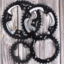 MTB Bike 104BCD 64BCD Chainring 24T 26T 32T 38T 42T Double/Triple Speed Chain Ring AL7075 Bicycle Chainwheel for 9s 10s Crankset