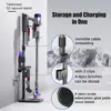 Dyson v10 v11 v15 v12用の掃除機スタンド,調整可能な高さ (110~129cm),コードレス掃除機 収納用ブラケット,パンチングなし,組み立てが簡単，自宅保管用 4