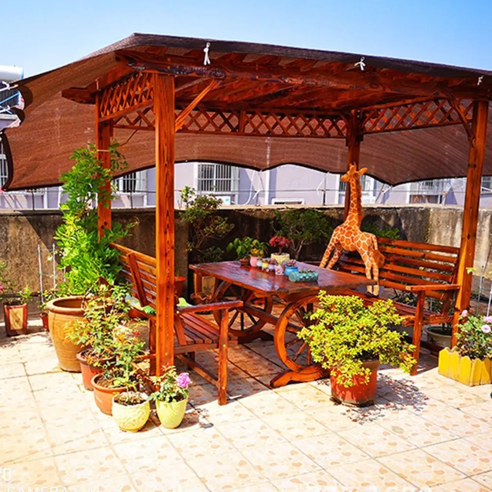 

Plant Shed UV Protection Shade Cloth Grommets HDPE Sunblock Mesh Cover Thickened Rectangle Shade Canopy Camping