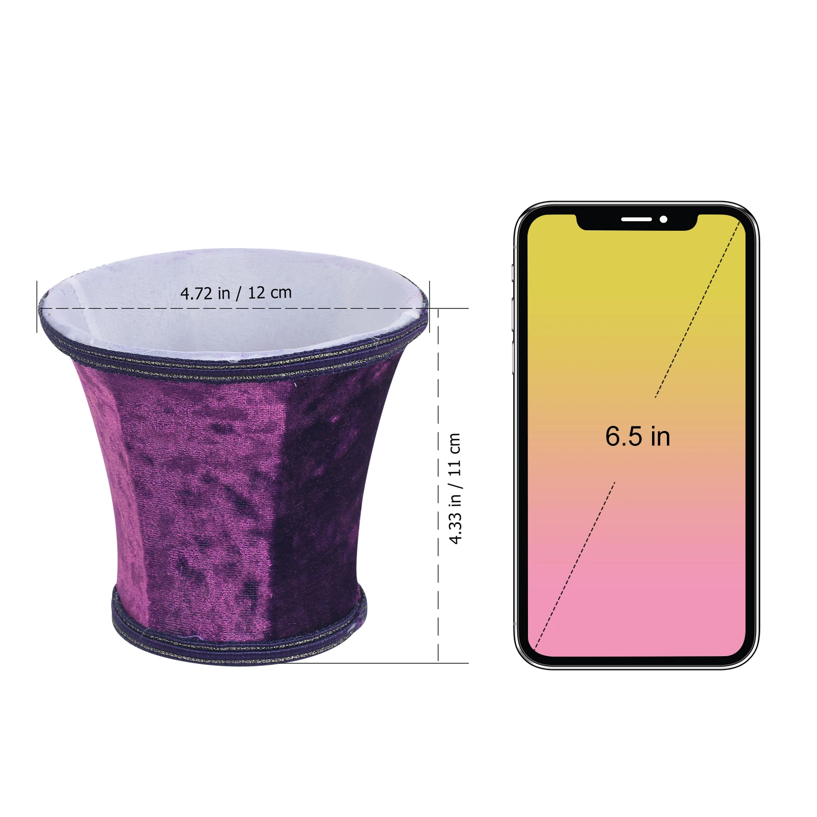 

Fabric Lampshade 1 Lavender Cloth Light Cover Fashionable Lamp Decoration Stylish Screen DIY Household Chandelier Night Lamp