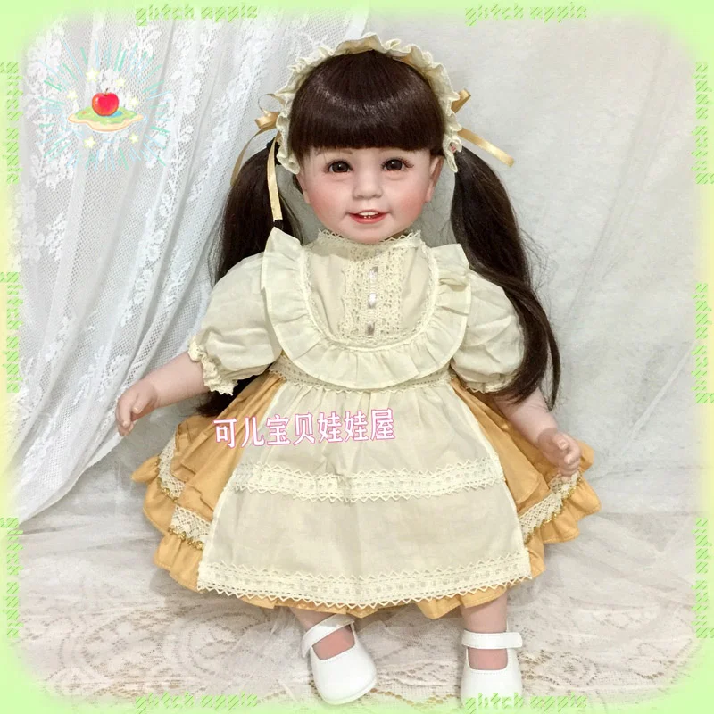 

50 55cm Reborn Baby Clothes Lolita Lace Princess Dress Summer Outfit Set For Lifelike Doll Simulation Infant Wardrobe Christmas