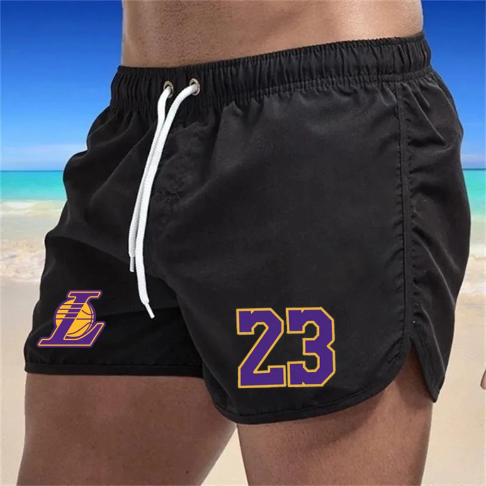 Men's Summer High Quality Casual Sports Shorts Breathable Mesh Quick Drying Surfing Beach Elastic Waist Shorts S-3XL