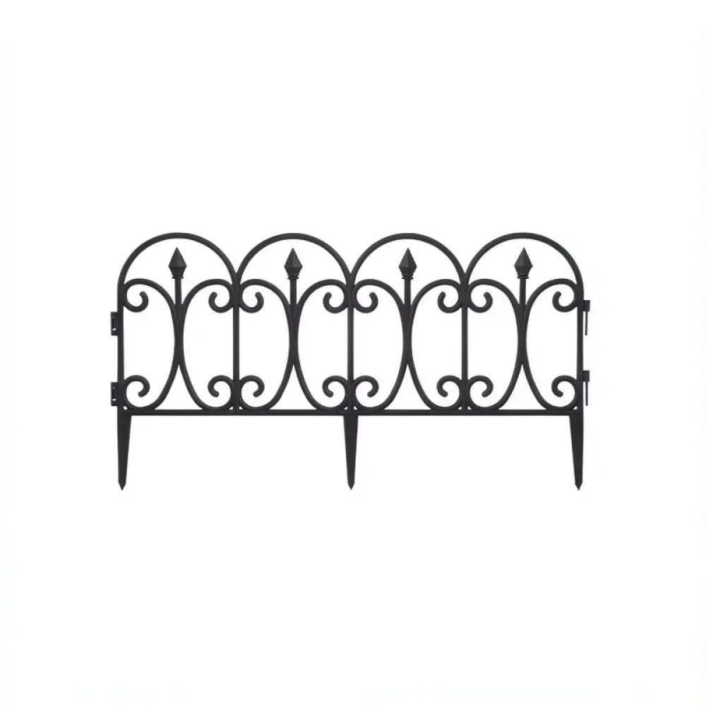 Outdoor Garden Plastic Fencing Decorative Lawn Edging Border Interlocking Pathway Landscape Panel Yard Plant Protector
