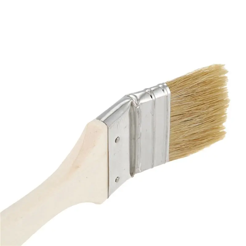 6X 2 Inch Wide Wooden Handle Metal Ferrule Faux Bristle Head Radiator Brush