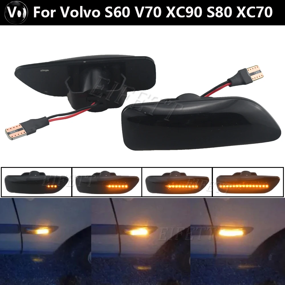 

Для Volvo S60 V70 S80 XC70 XC90 2001-2009 указатель поворота передний боковой габаритный фонарь 30722641 30722642