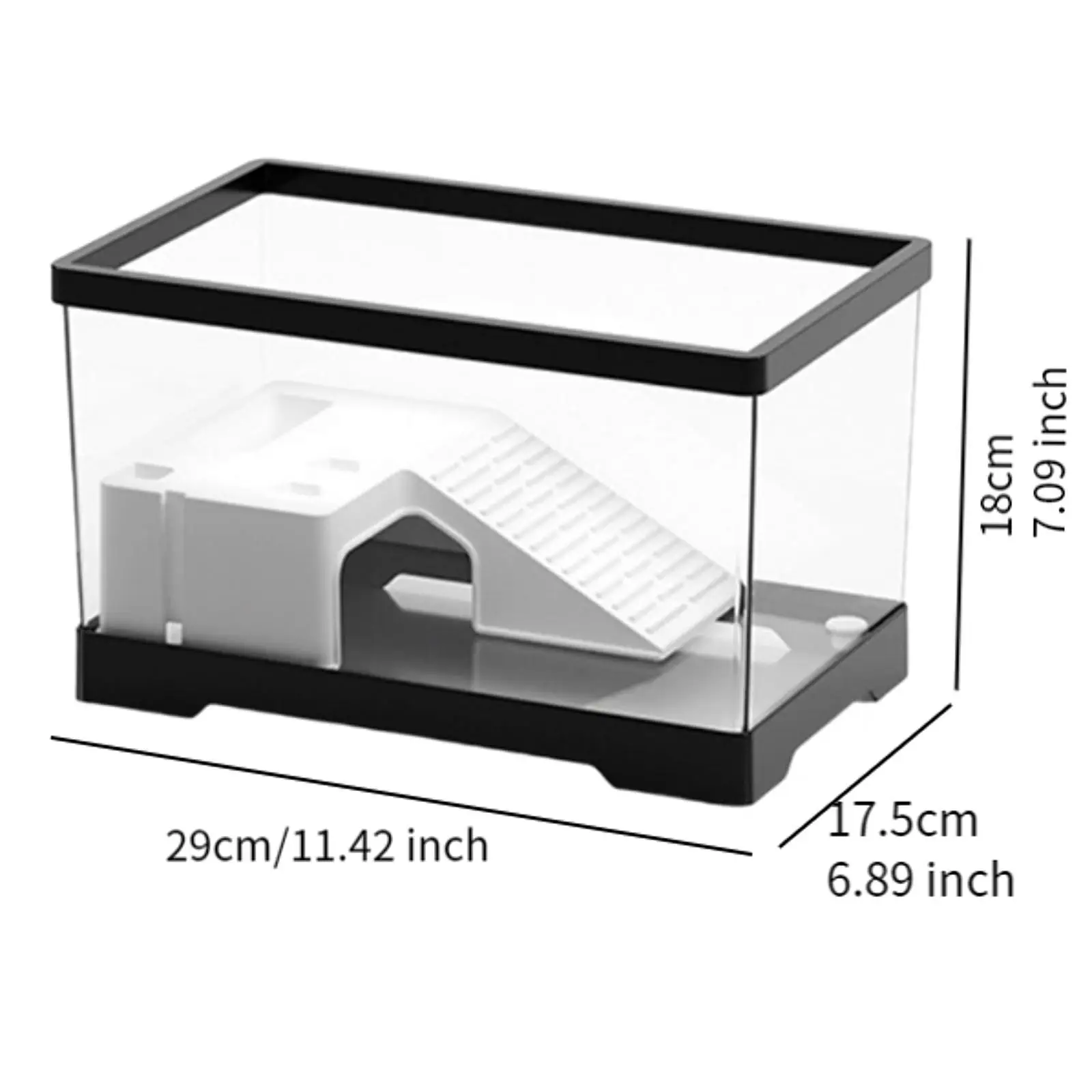 Turtle Tank Aquarium Tortoises Case Hatching Area Basking Ramp Accessories Box Turtle Terrarium Turtle Habitat Pets Accessory
