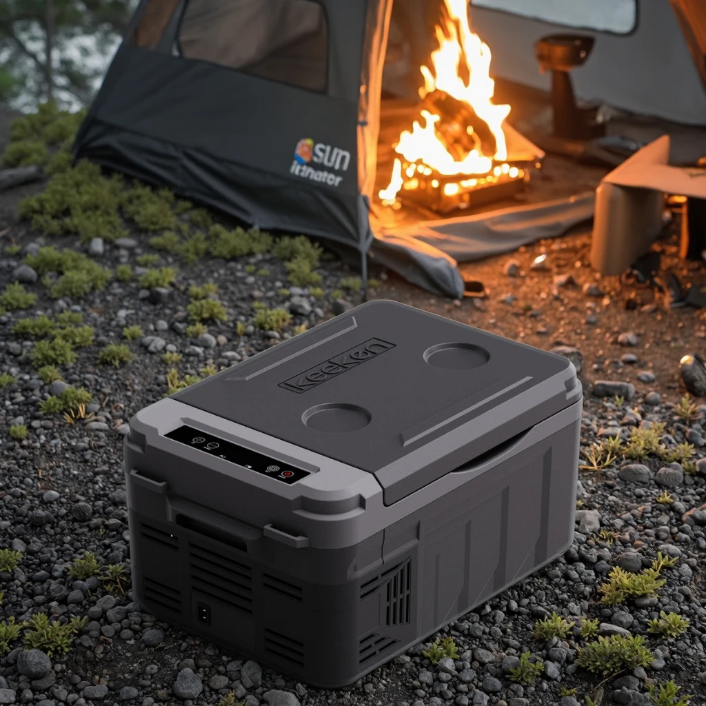 

TULX 9L Portable Mini Vehicle Refrigerator 12V/24V/AC 100-240V -22C 20C Temperature