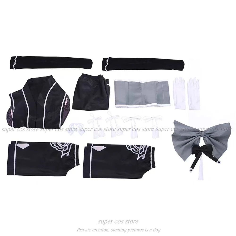 Game NIKKE The Goddess of Victory X NieR Automata 2B Cosplay Costumes YoRHa Uniform Women Sexy Kimono Waistband Bow Prop Suit