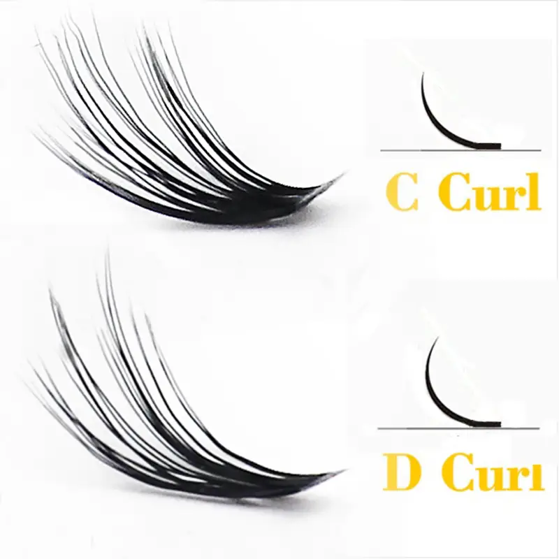 20D/30D Mink Eyelashes 1 Box/60 Bundles Natural Eyelash extension 3D Russia Individual Eyelash Cluster Makeup Tools Lashes Cilia - 2