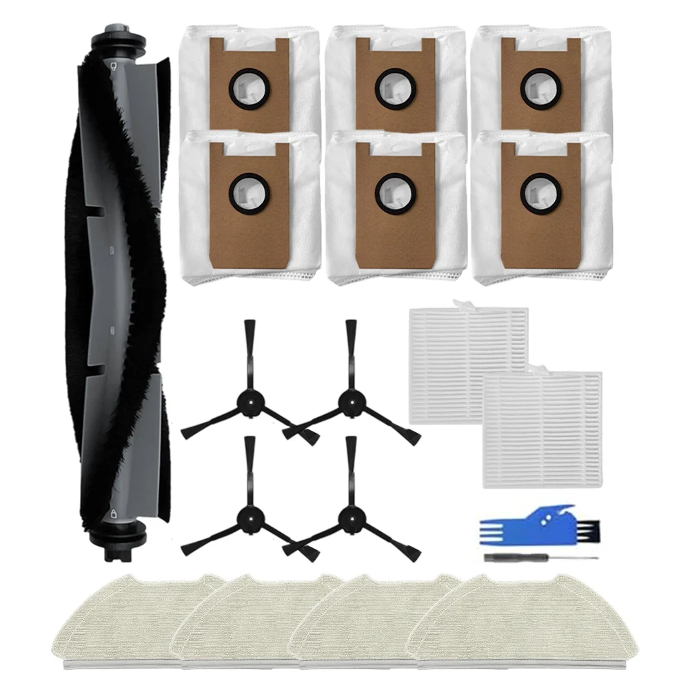 Replacement Parts Kit For Airrobo T20+ Robot Vacuum Cleaner With Main Side Brush Filter Mop Cloth Dust Bag Accessories