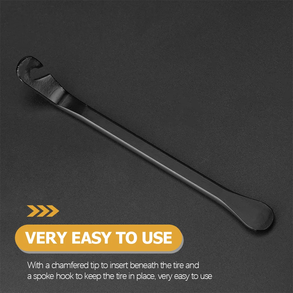 

4Pcs Road Bike Tire Levers Heavy Duty Steel Spoon Set Easy to Carry Bike Repair Equipment for Tire Removal Installation Outdoor