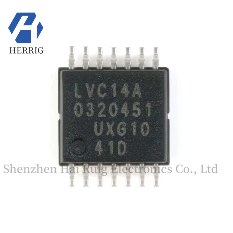 

Original genuine 74LVC14APW, 118 TSSOP-14 six-way inverting Schmidt trigger chip