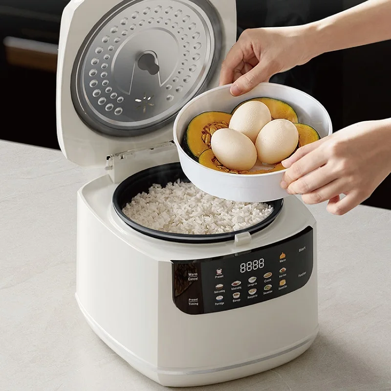 

Мультиварка 110 В/220 В, электрическая рисоварка с антипригарным покрытием, электрическая кастрюля 2 л, умная рисоварка на пару, кухня на 1–3 человека