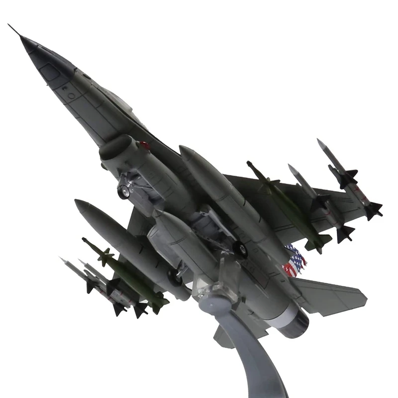 1:72 Scale F-16D Fighterโจมตีเครื่องบินโลหะDie-Castเครื่องบิน,ประกอบด้วยโลหะผสมสําหรับรําลึกถึงคอลเลกชันหรือของขวัญ