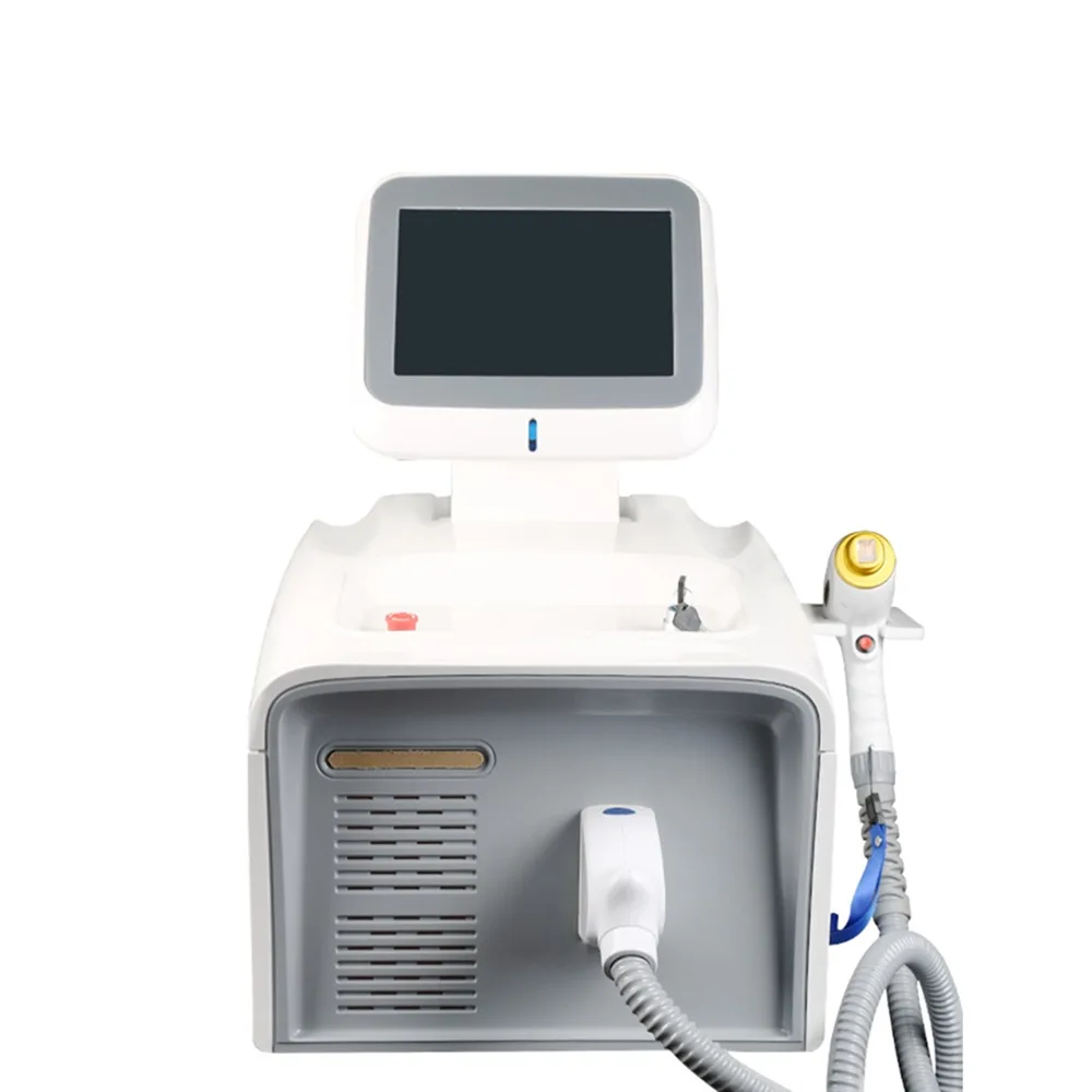 Treatment Professional Diode Laser Hair Removal Machine Permanent Beauty Salon Equipment 755 808 1064nm 3 Wavelength System Spa