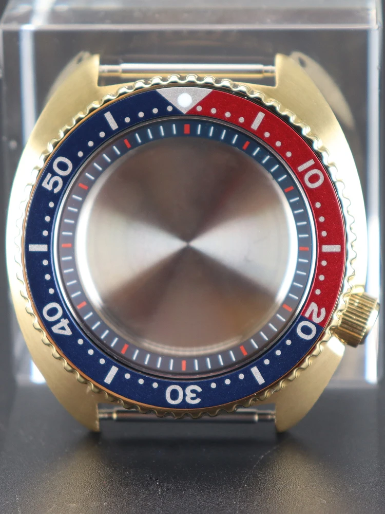 

Gold 45mm Sterile Watch Cases Repair Parts Sapphire Crystal For Seiko NH35 NH36 NH34 NH38 4R36 Movement 28.5mm Dial Mod Abalone