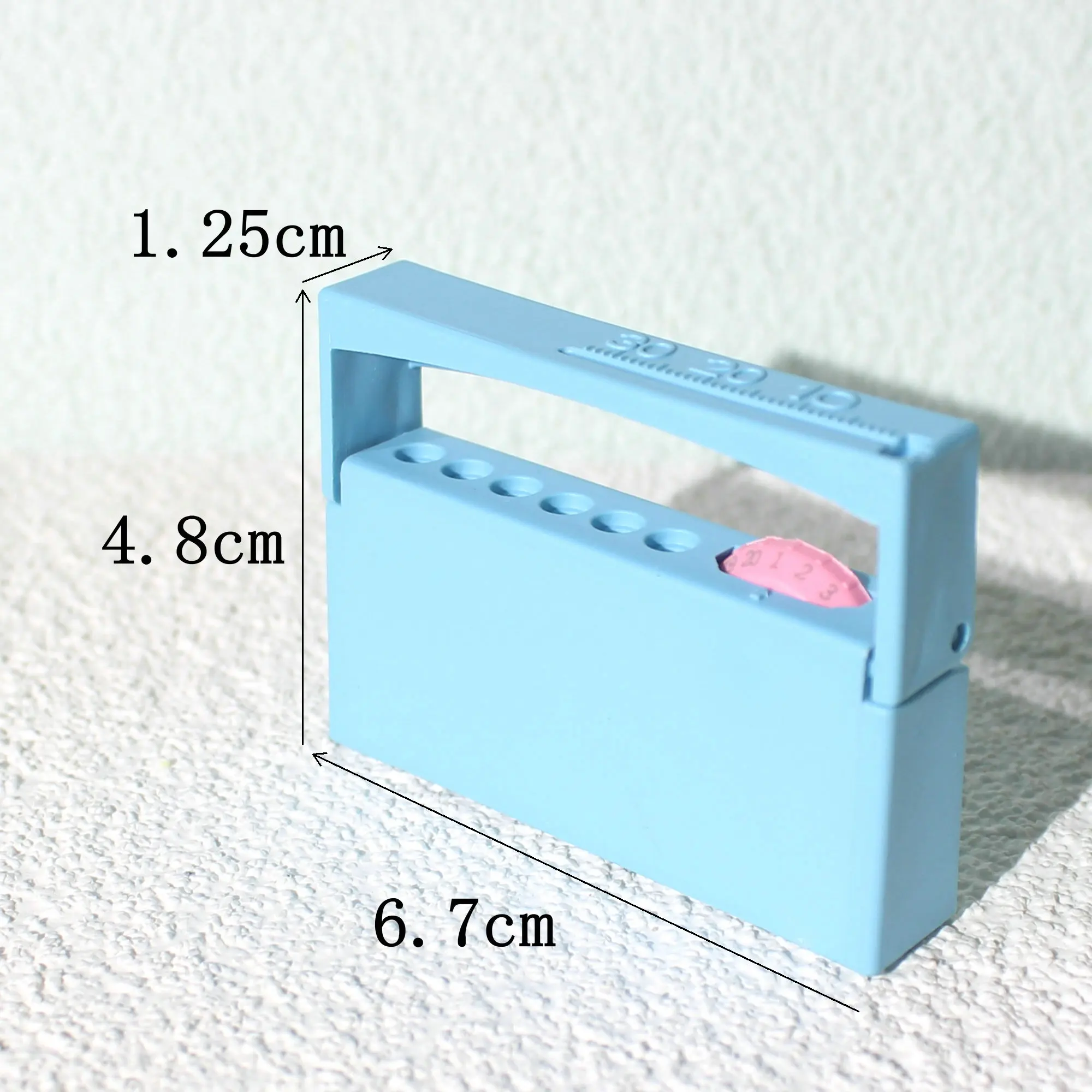 Dental Autoclavable Disinfection Endo Files Holder Box For Root Canal Files Instrument 6 Holes Dentist Tool
