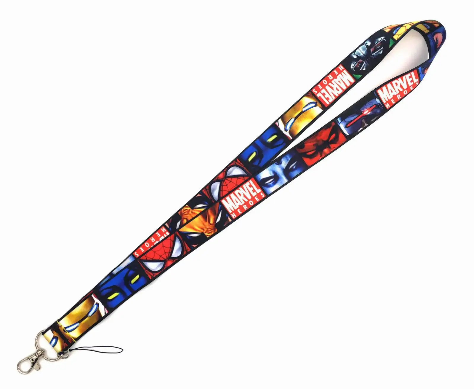 Disney Marvel Cartoon Kids Gift Cute Lanyards Id Badge Holder ID Card Pass Gym Mobile Badge Holder Lanyard Rope Chain Necklace