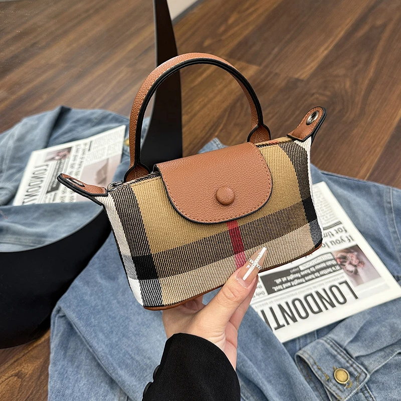 حقيبة حمل أنيقة للركاب - محفظة كروس بسيطة مع شعار باريس العتيق، حقيبة يد جلدية أنيقة للنساء