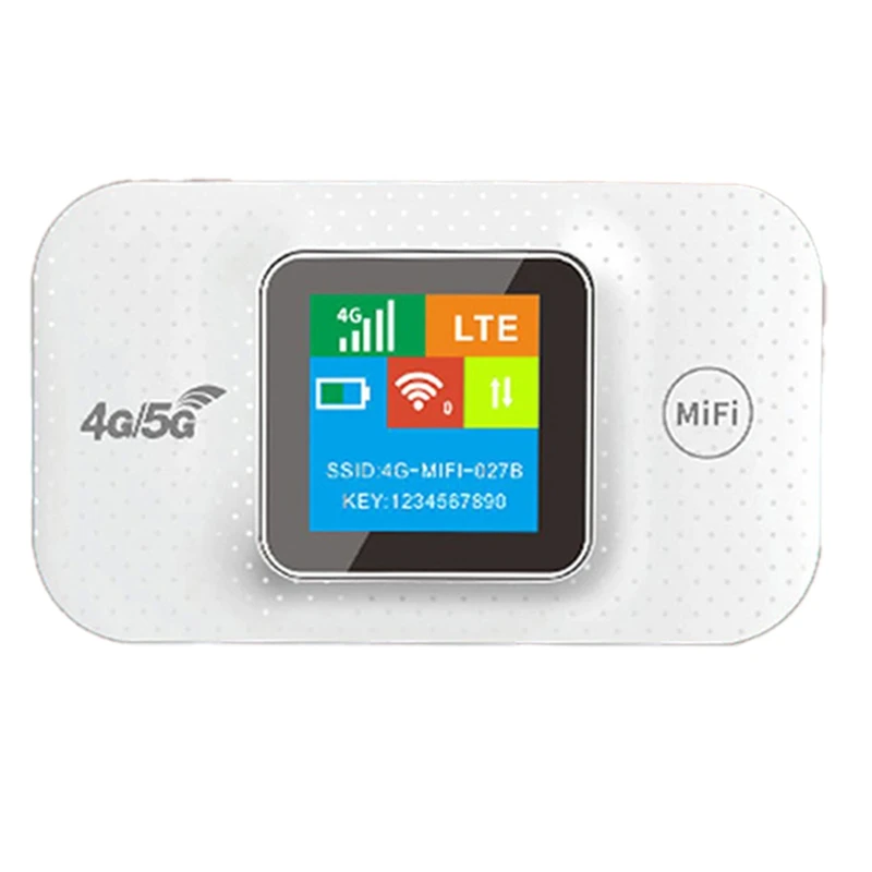 4G/5G 모바일 핫스팟 WIFI 라우터 Sim 카드 슬롯이있는 4G LTE 라우터 리피터 포켓 모뎀 넓은 적용 범위