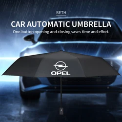 Car Interior Accessories Car folding umbrella Portable automatic sunshade For Opel Astra H G J Insignia Mokka Zafira Corsa