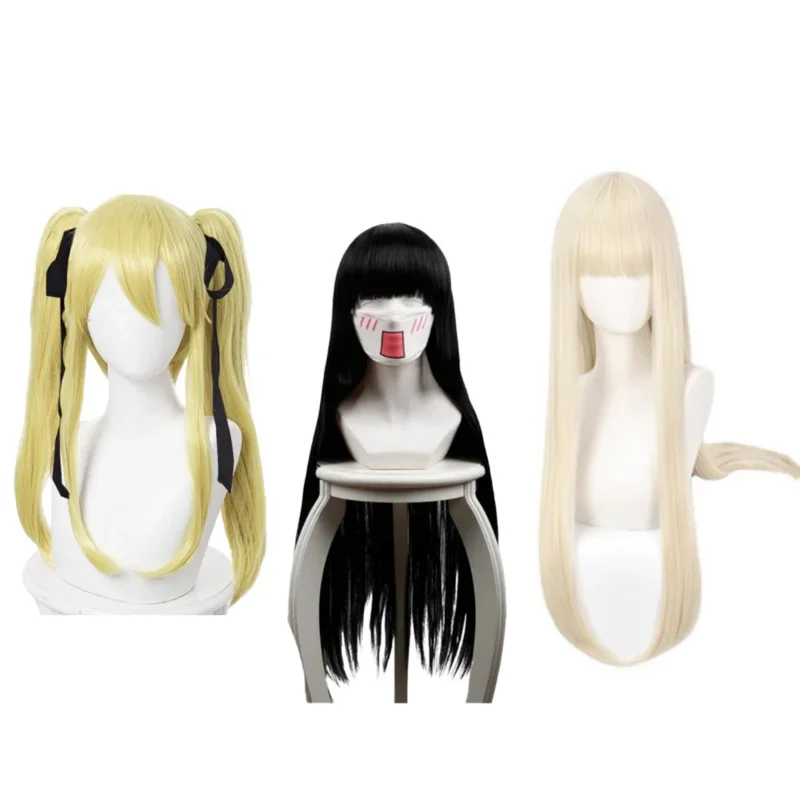 Costume cosplay per bambini adulti Anime Jabami Yumeko Parrucca uniforme Kakegurui Set completo di vestiti di Halloween
