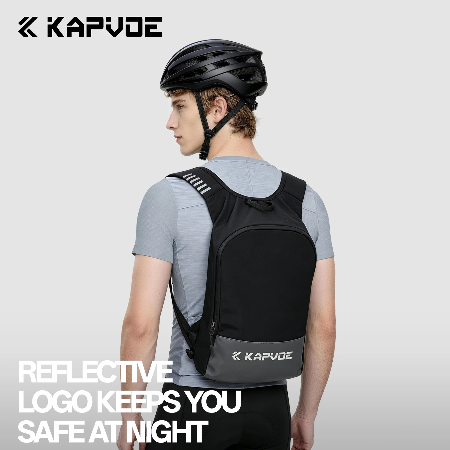 

Kapvoe Outdoor Waterproof Bags Adjustable for Men Women Reflective Backpack Portable Duffel Lightweight Cycling Backpacks 2026