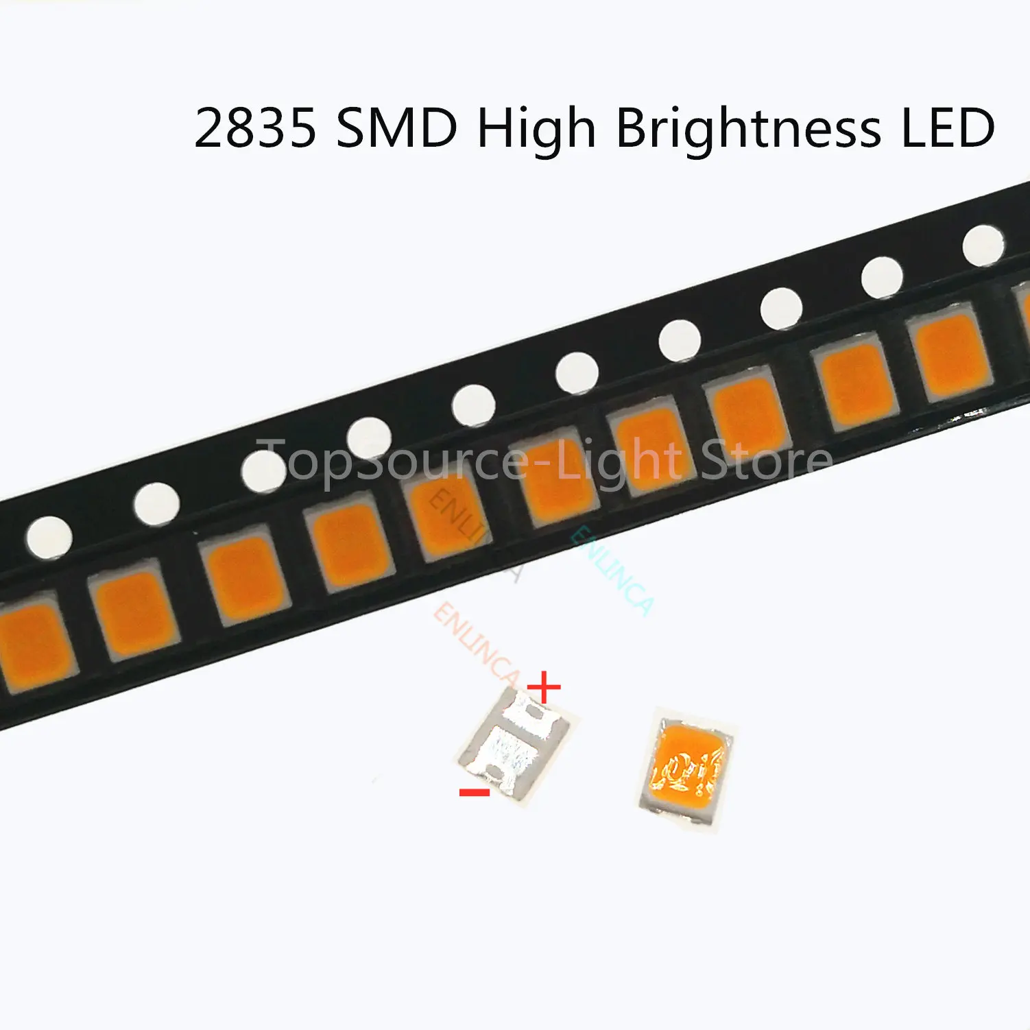 50Pcs High Brightness 2835 SMD LED Chip 1W 18V 9V 6V 3V 36V Warm Nature Cold White LED 3000K-9500K Light Emitting Diode Lamp