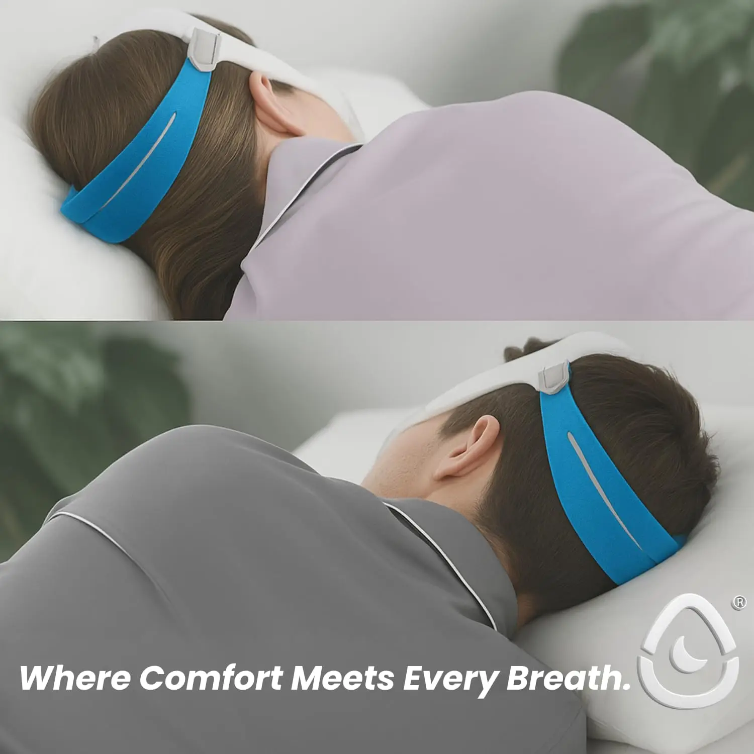 2pc Universal Replacement Headgear for ResMed N30i & P30i Style Masks - Soft Adjustable Strap Compatible with AirFit N30i, P30i
