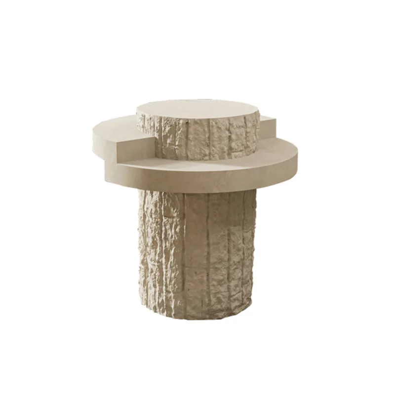 

Living room sofa side table light luxury new creative villa homestay model room coffee table