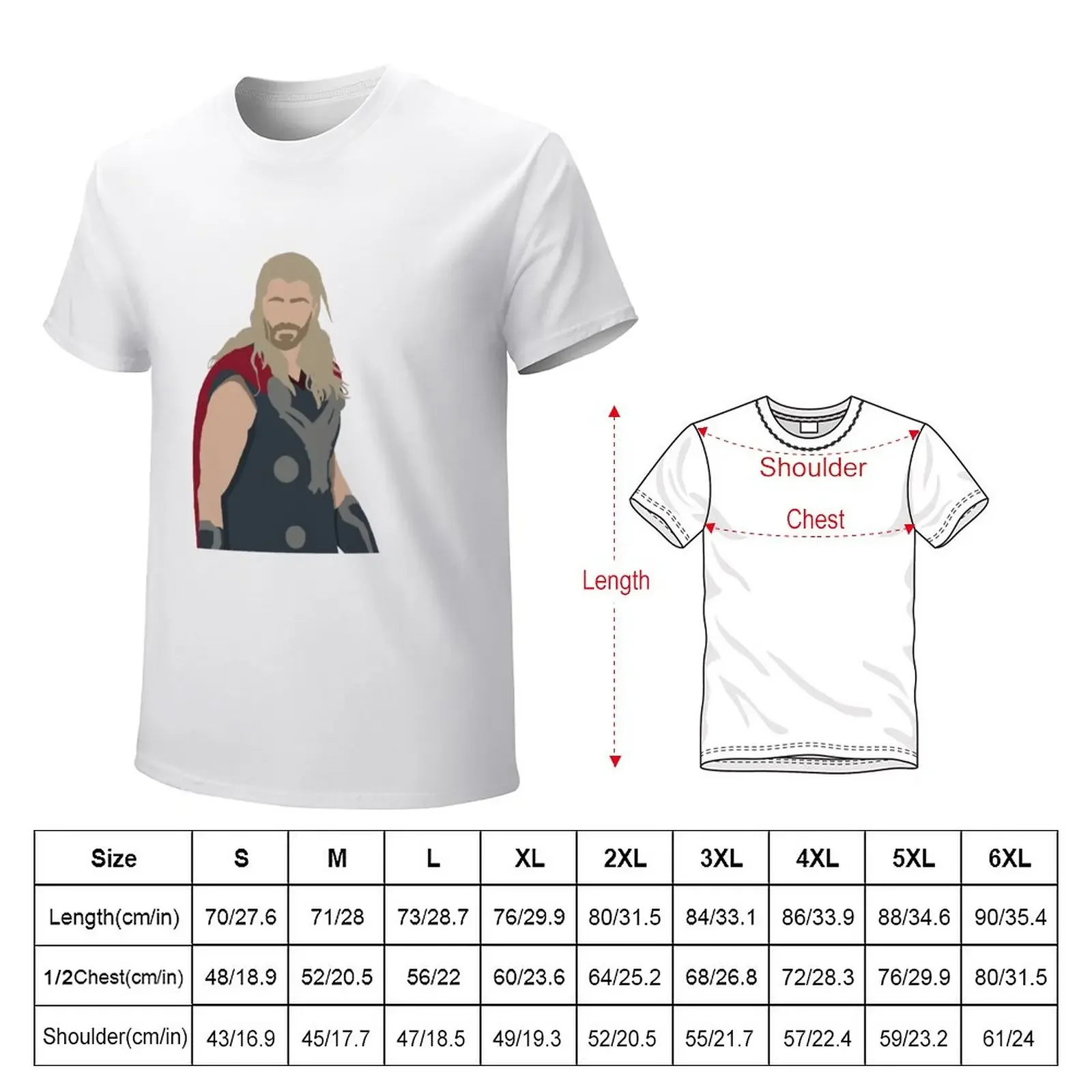 Thor Odinson T-Shirt summer top quick-drying vintage clothes t shirt for men