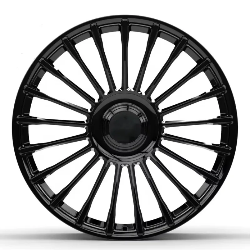 18-24 Polegada preto falou forjado liga de alumínio jantes rodas 5 furos pcd 5x1 0/5x114.3 para bmw para benz para audi carros de passageiros