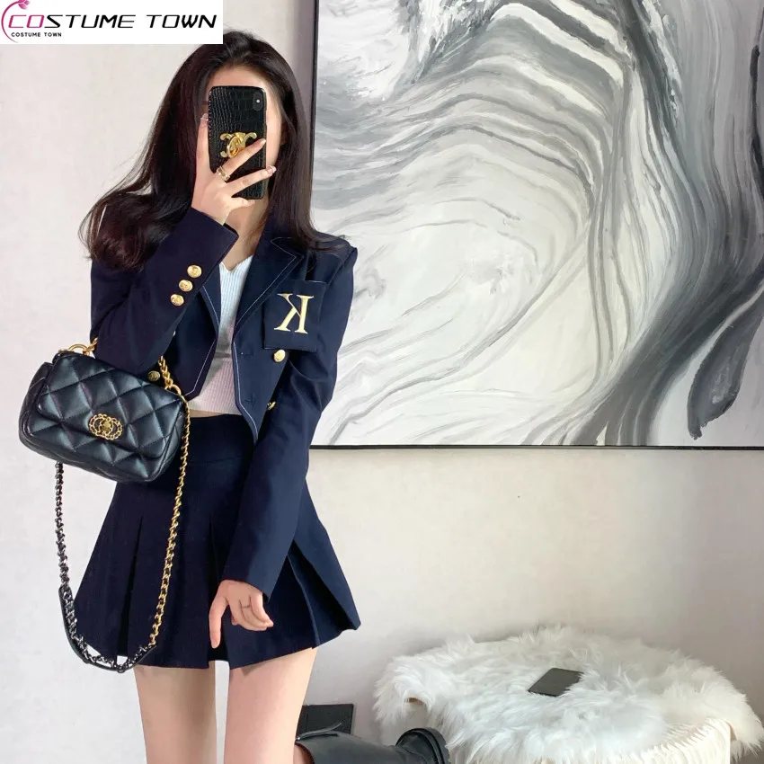 

Temperament Western-style Suit Women's 2023 New College Style Fashion Versatile Coat Age Reducing Skirt Two-piece Set