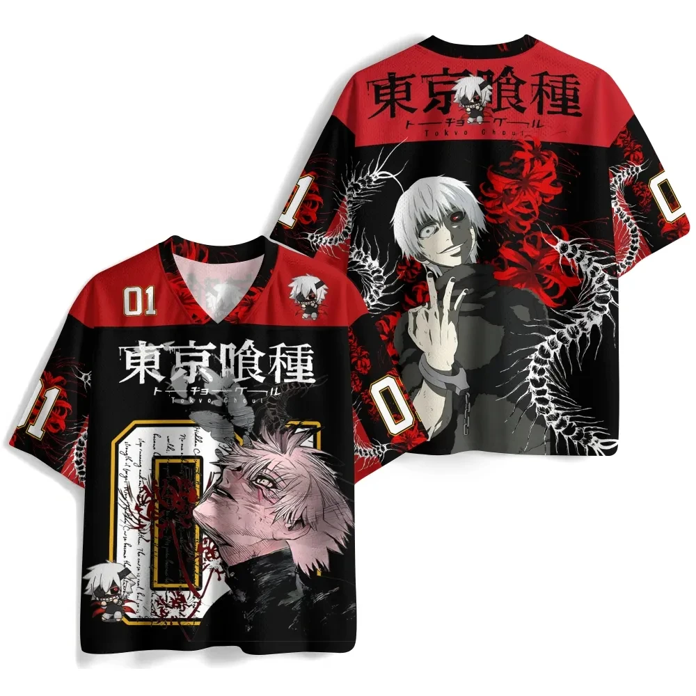 

Bandai Dandadan Okaran Anime Series Jersey Korean Kpop Baseball Hockey Oversized T-shirt Anime Daily Unisex Top T-shirt