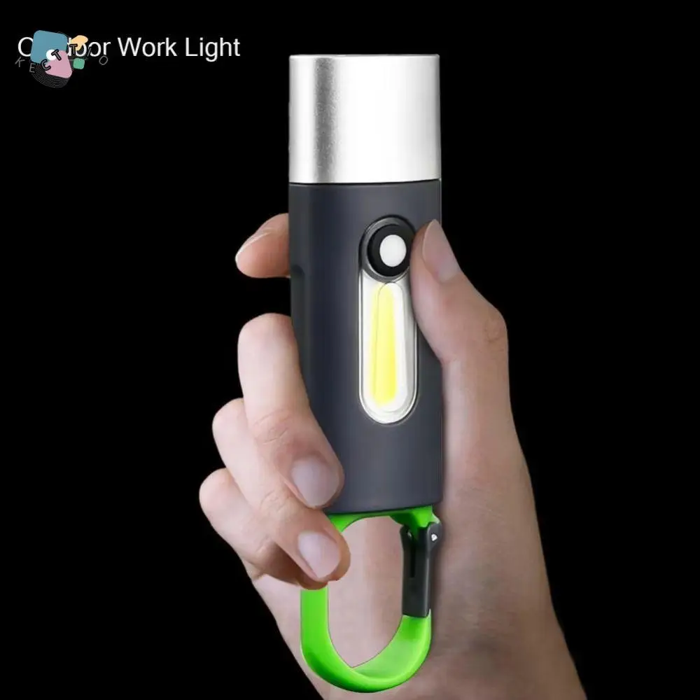 أحمر أزرق تحذير ضوء مصباح يدوي زوومابلي المحمولة هوك مقاوم للماء السوبر مشرق الشعلة البطارية نسبة نوع C شحن سريع
