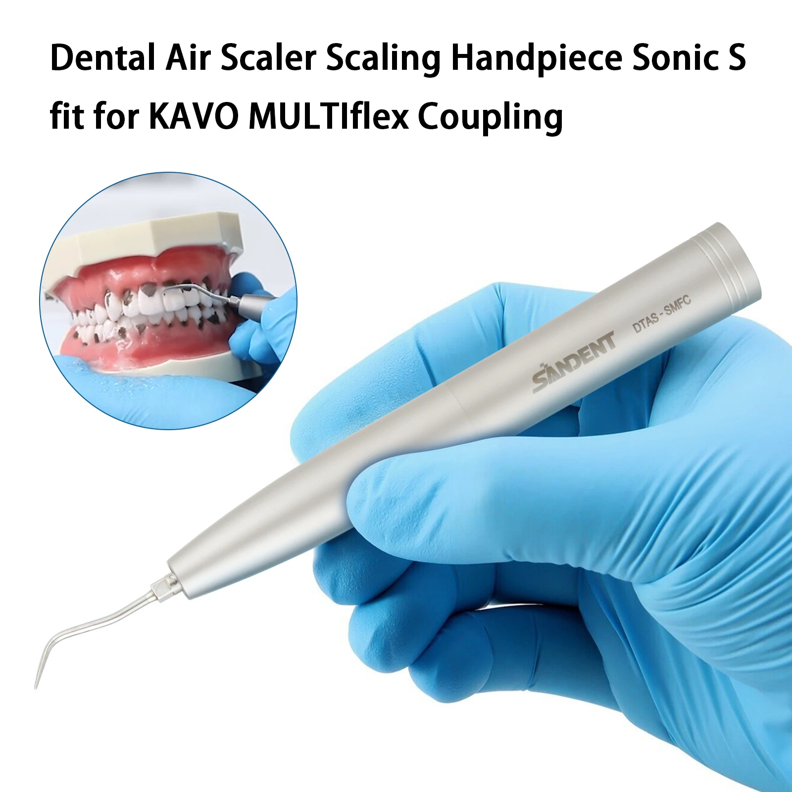 Dental Air Scaler Handpiece Sonic S with 3Tip (S1 S2 S3) Fit Kavo SONICflex Quick Connect