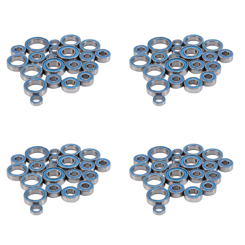 

ABUM-84Pcs Sealed Bearing Kit For Traxxas Slash 4X4 VXL Rustler Stampede HQ727 Remo 1/10 RC Car Upgrade Parts Accessories