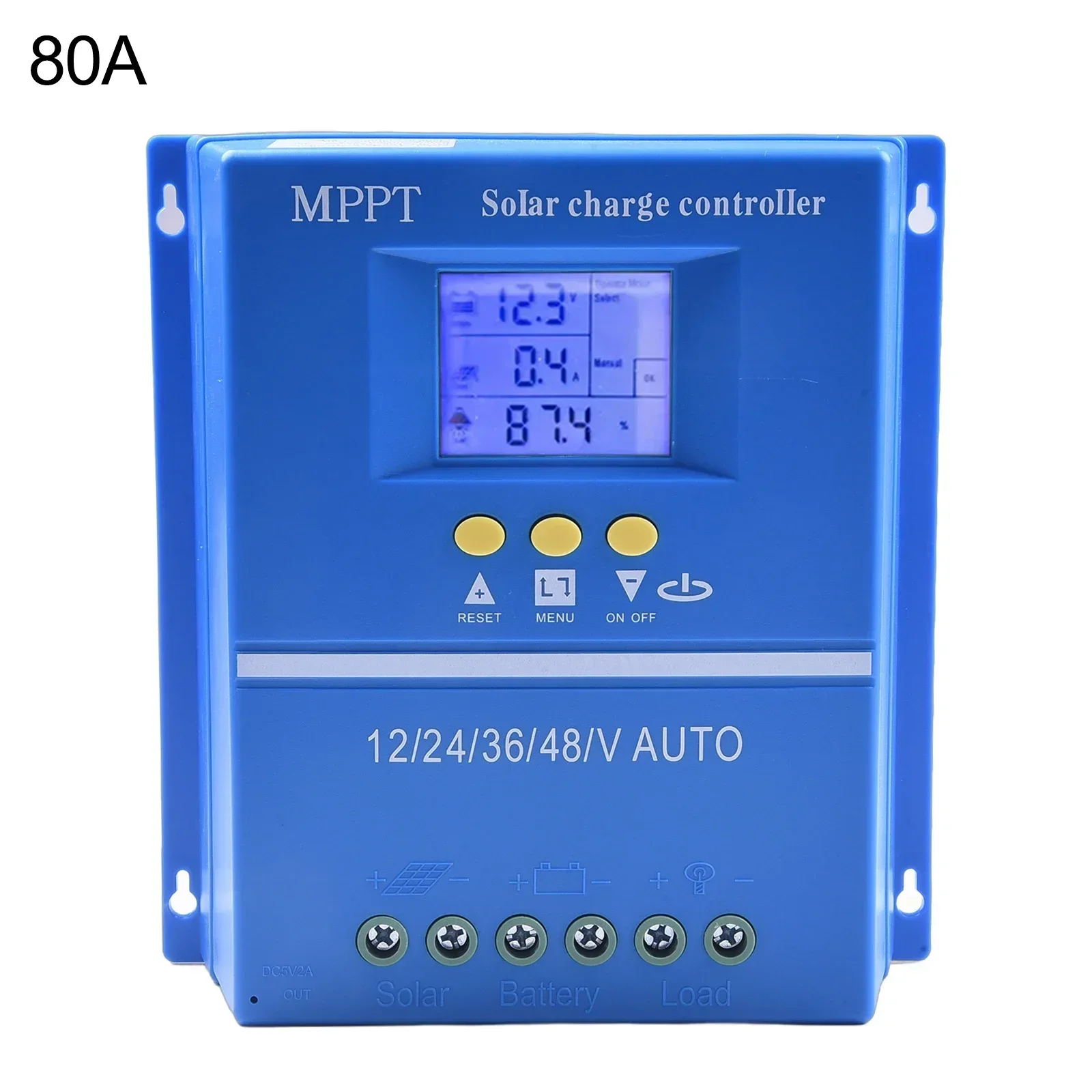 Controlador de carga de Panel Solar automático, cargador de MPPT-PV de 48V, 60A/80A/100A, 12V-48V, piezas de herramientas eléctricas