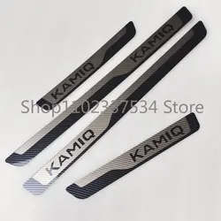 for Skoda KAMIQ 2018-2021 Car-styling Stainless Steel Scuff Plate/Door Sill Door Sill Scuff Plate Welcome Pedal